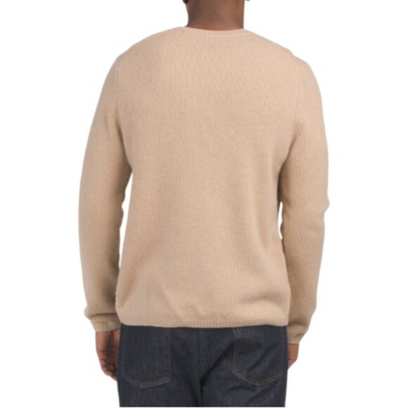 VINCE Camel Cashmere Long Sleeve Crew Neck Sweater - Picture 2 of 4